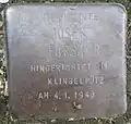 Stolperstein für Josef Förster (Alarichstraße 81)