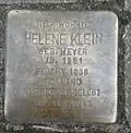 Stolperstein für Helene Klein (Blumenthalstraße 23)