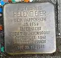Stolperstein für Helene Bier (Hülchrather Straße 6)