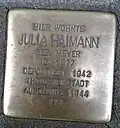 Stolperstein für Julia Haimann (Riehler Straße 13)