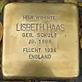 Stolperstein für Lisbeth Haas (Riehler Straße 13)