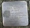 Stolperstein für Karl Cosman (Riehler Straße 28)