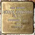 Stolperstein Richard Davidsohn