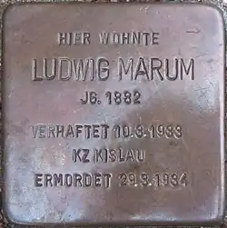 Stolperstein in Karlsruhe