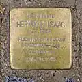 Stolperstein für Hermann Isaak
