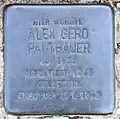 Stolperstein für Alex Gerd&nbsp;Panthauer