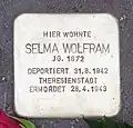 Stolperstein für Selma&nbsp;Wolfram