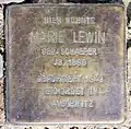 Stolperstein für Marie&nbsp;Lewin