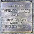 Stolperstein für Werner&nbsp;Liebert