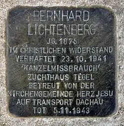 Stolperstein in Berlin-Tegel