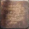 Stolperstein für Richard Metzl