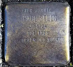 Stolperstein für Paul Steeg