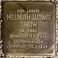 Stolpersteine für Joachim Meichßner und Hellmuth Ludwig Späth