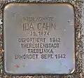 Stolperstein für Ida Cahn (Agrippastr. 14)