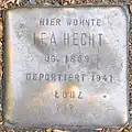 Stolperstein für Lea Hecht (Werderstr. 29)