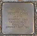 Stolperstein für Moritz Cahn (Agrippastr. 14)