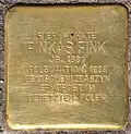 Stolperstein für Pinkas Fink (Dasselstr. 22)