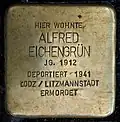 Stolperstein für Alfred Eichengrün (Richard-Wagner-Straße 49)