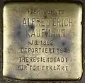 Stolperstein für Alfred Erich Kaufmann (Mainzerstraße 24)
