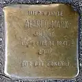 Stolperstein für Alfred Marx (Karolingerring 17)