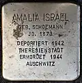 Stolperstein für Amalia Israel (Zülpicher Platz 4)