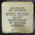 Stolperstein für Arnold Schnog (Lorenzstraße 5)