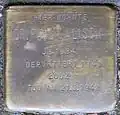 Stolperstein für Dr. Paul Kalisch (Sachsenring 29)