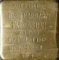 Stolperstein für Dr. Selmar Harry Falkenstein (Hohe Pforte 13–17)