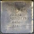 Stolperstein für Emmy Berlin (Eifelstraße 27)