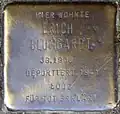 Stolperstein für Erich Blumgardt (Zwirner Straße 33)