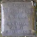 Stolperstein für Ernestine Dina Meinhardt (Am Rinkenpfuhl 10)