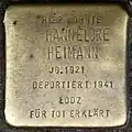 Stolperstein für Hannelore Heimann (Zülpicher Straße 302)