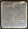 Stolperstein für Heinrich Miltrup (Lothringer Straße 16)