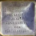 Stolperstein für Helene Schmitz (Severinswall 12)