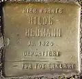 Stolperstein für Hilde Heumann (Beethovenstraße 33)