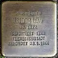 Stolperstein für Isidor Löw (Sülzgürtel 72)