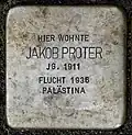 Stolperstein für Jakob Proter (Lochnerstraße 11)