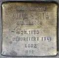 Stolpersteine für Julia Sürth (Händelstraße 14)