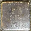 Stolperstein für Julius Rosenfeld (Schaevenstraße 4)