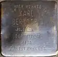 Stolperstein für Karl Bernstein (Konradstraße 14)
