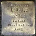 Stolperstein für Leopold Meyer (Richard-Wagner-Straße 23)