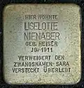 Stolperstein für Liselotte Nienaber (Herwarthstraße 3)