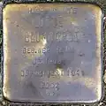 Stolperstein für Lotte Blumgardt (Zwirner Straße 33)