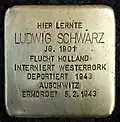 Stolperstein für Ludwig Schwarz (Schaurtestraße 1)