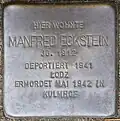 Stolperstein für Manfred Eckstein (Im Weichserhof 8)