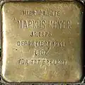 Stolperstein für Markus Meyer (Mauritiussteinweg 81)