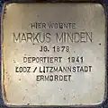 Stolperstein für Markus Minden (Spichernstraße 57)