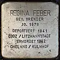 Stolperstein für Regina Feber (Zülpicher Platz 4)