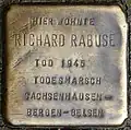 Stolperstein für Richard Rabuse (Ägidiusstraße 66)