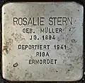 Stolperstein für Rosalie Stern (Zülpicher Platz 4)